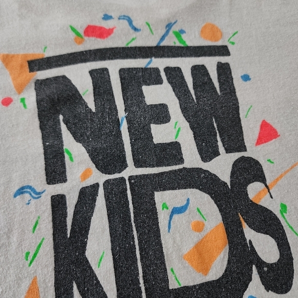 VTG 90s New Kids On The Block NKOTB Short Sleeve Single Stitch Graphic T-Shirt - Picture 16 of 16